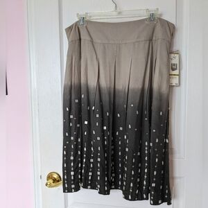Jones New York ombre skirt size 14 with bead details